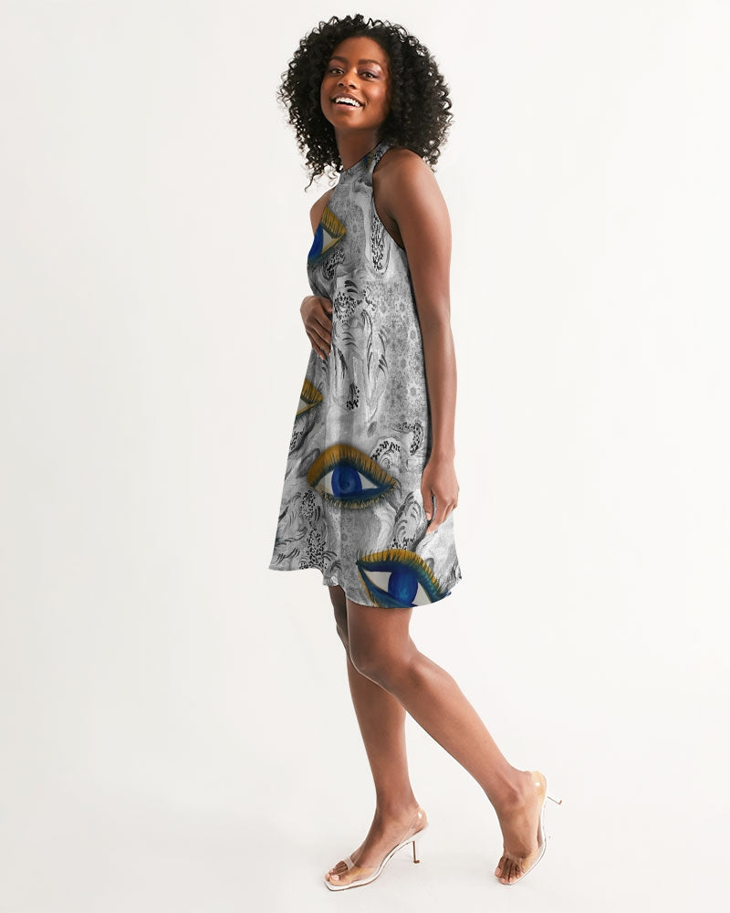 So Much to See Women's Halter Dress