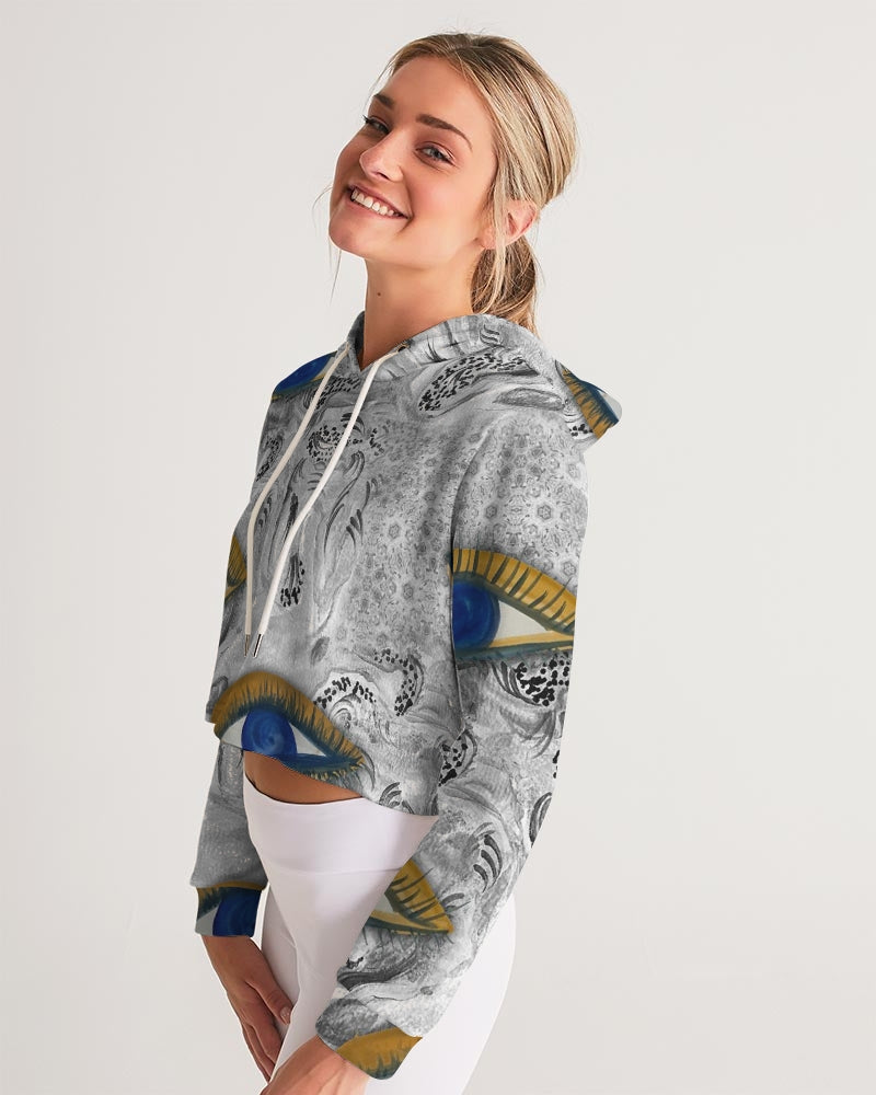 So Much to See Women's Cropped Hoodie