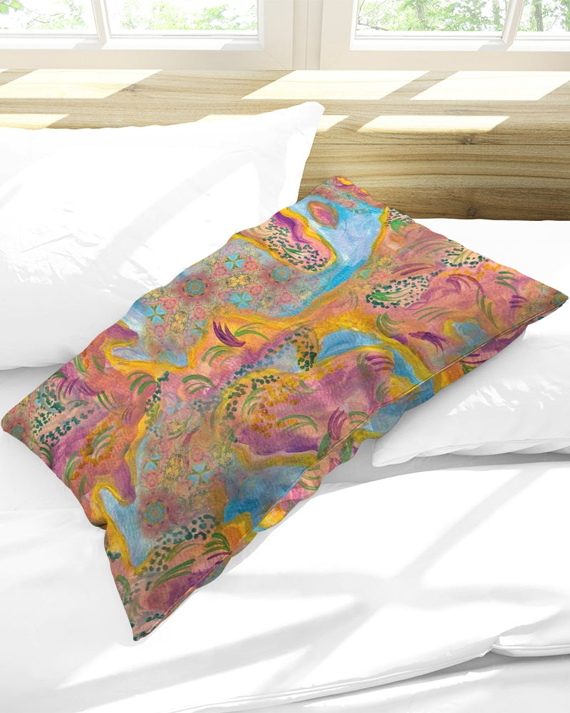 Around the world Queen Pillow Case