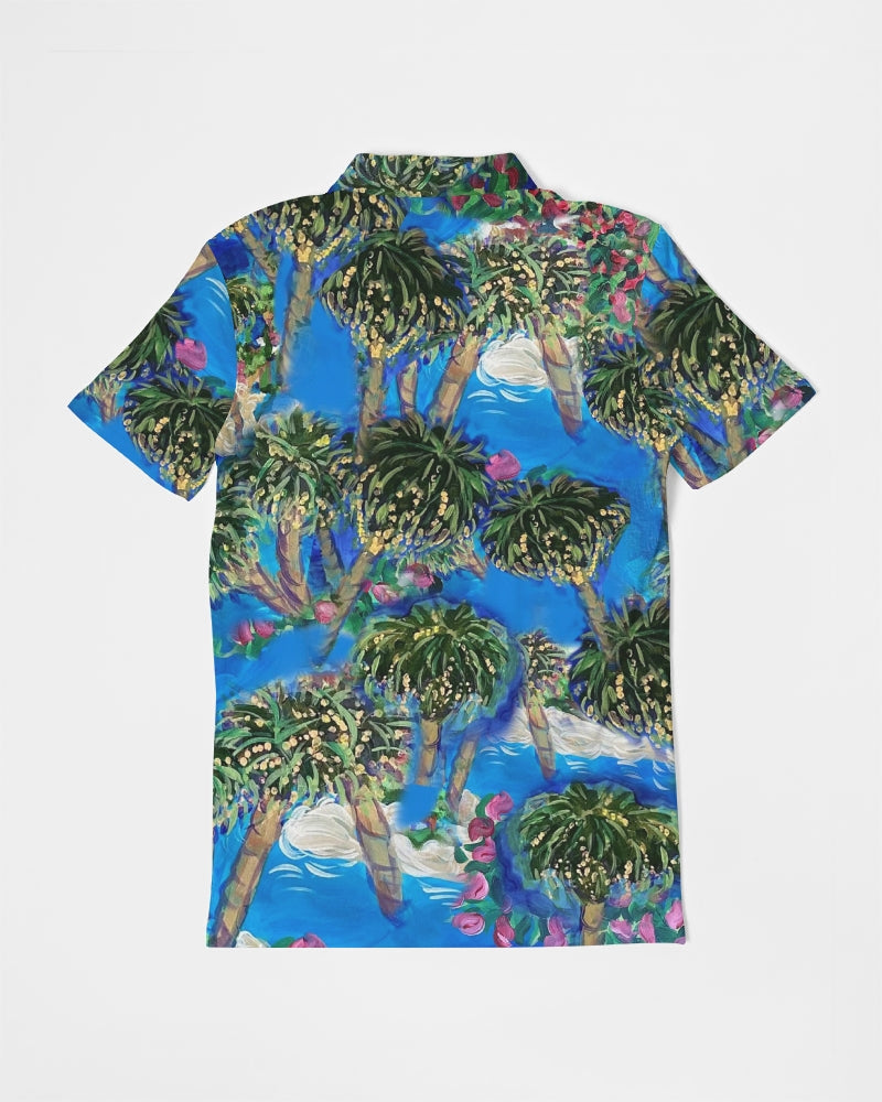 Mambo Craze Men's Slim Fit Short Sleeve Polo