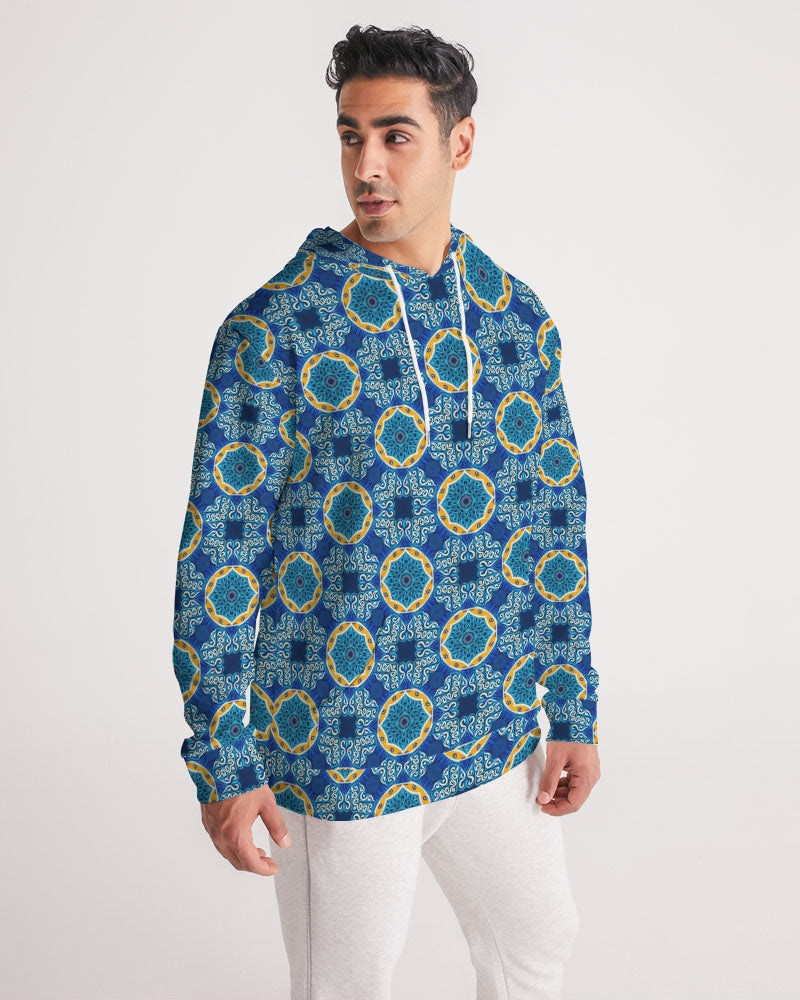 Blue Mosaic Men's Hoodie