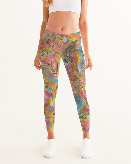 Around the world Women's All-Over Print Yoga Pants