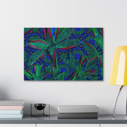 Jade Bamboo Canvas Gallery print