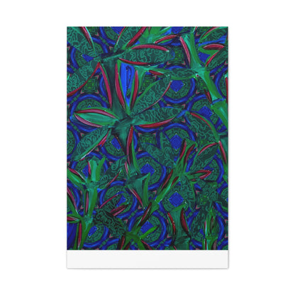 Jade Bamboo Canvas Gallery print