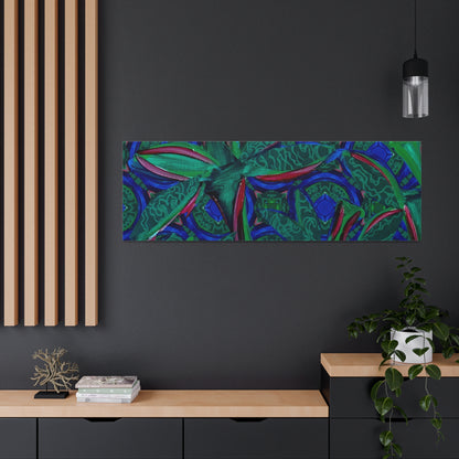 Jade Bamboo Canvas Gallery print