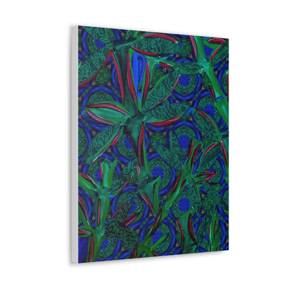 Jade Bamboo Canvas Gallery print