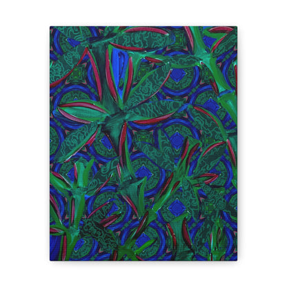 Jade Bamboo Canvas Gallery print