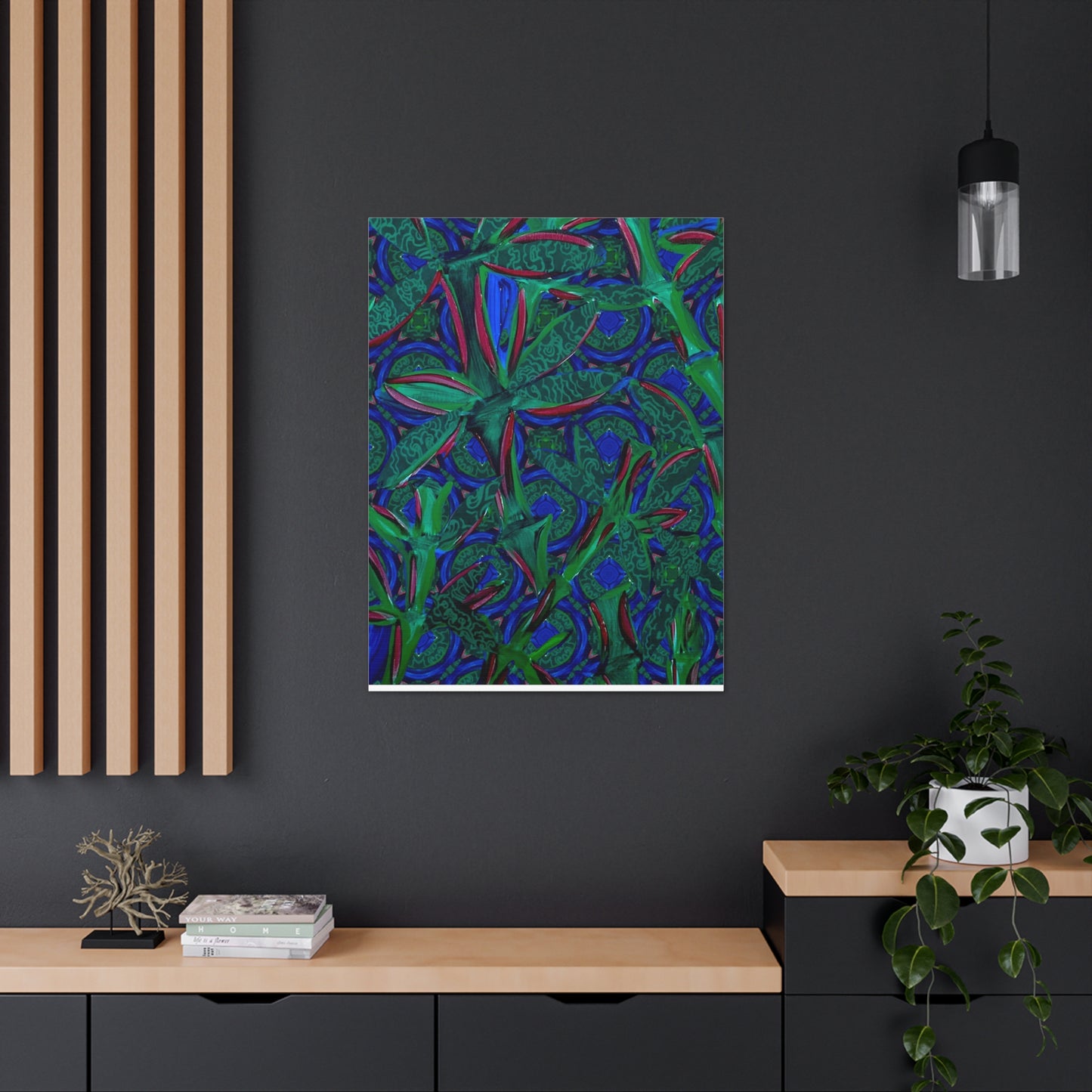 Jade Bamboo Canvas Gallery print