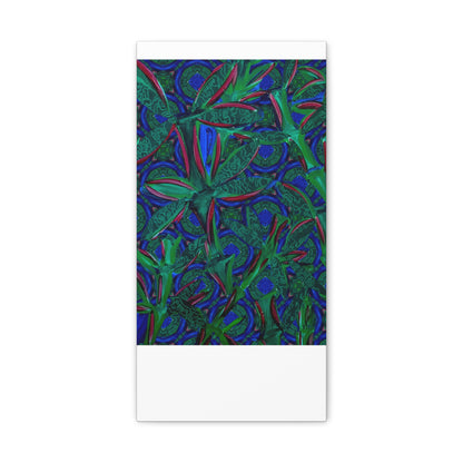 Jade Bamboo Canvas Gallery print