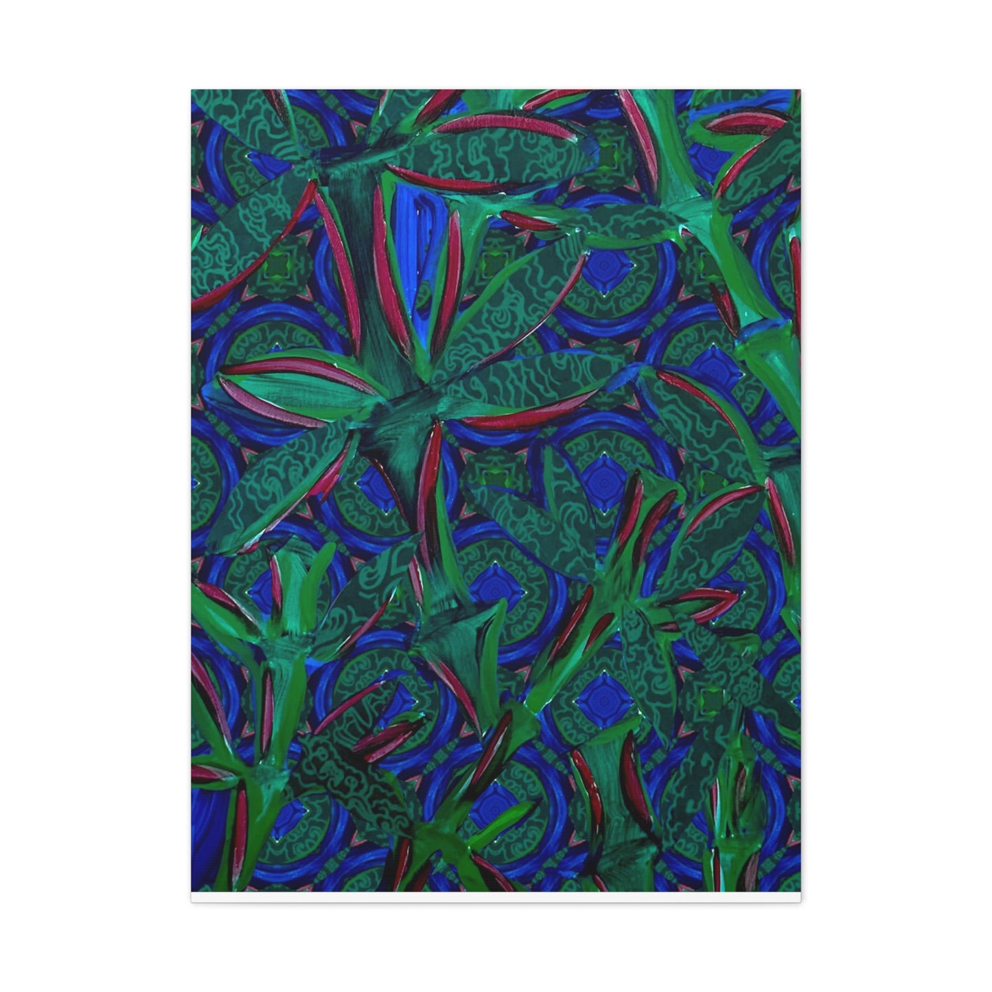 Jade Bamboo Canvas Gallery print