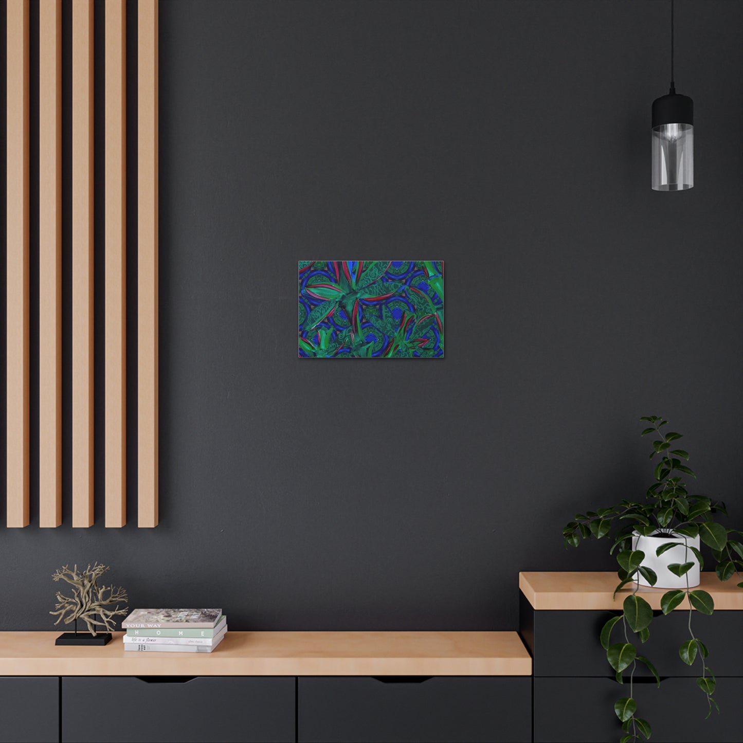 Jade Bamboo Canvas Gallery print