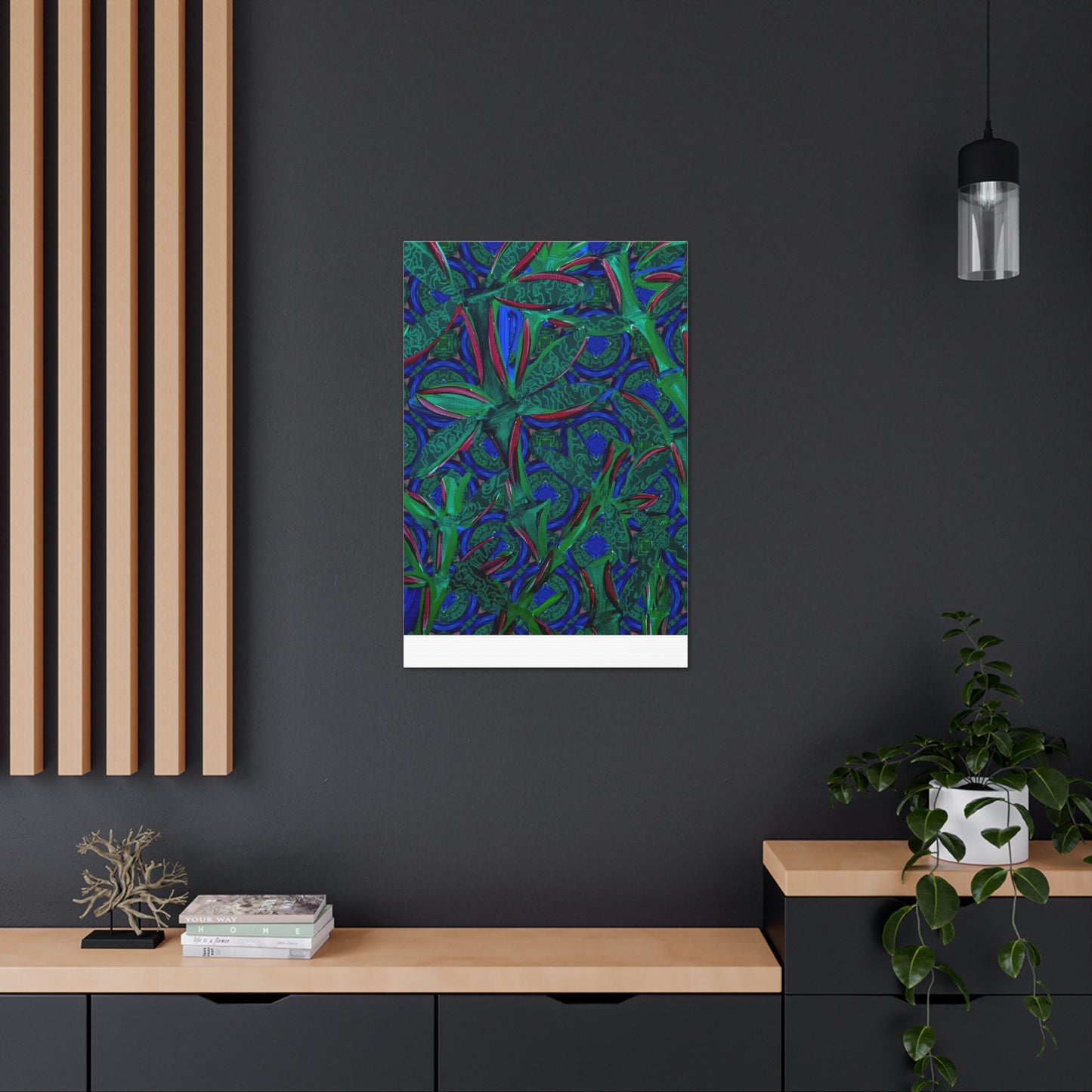 Jade Bamboo Canvas Gallery print