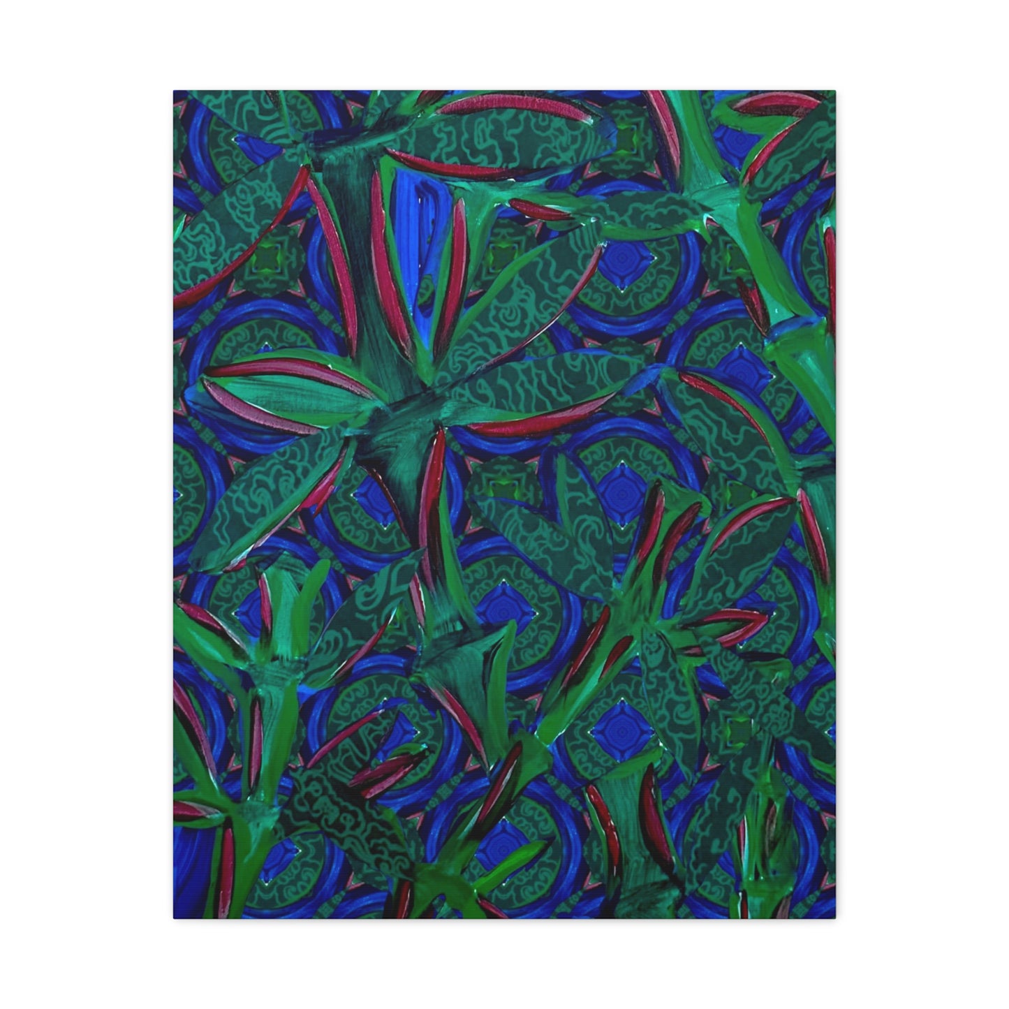 Jade Bamboo Canvas Gallery print