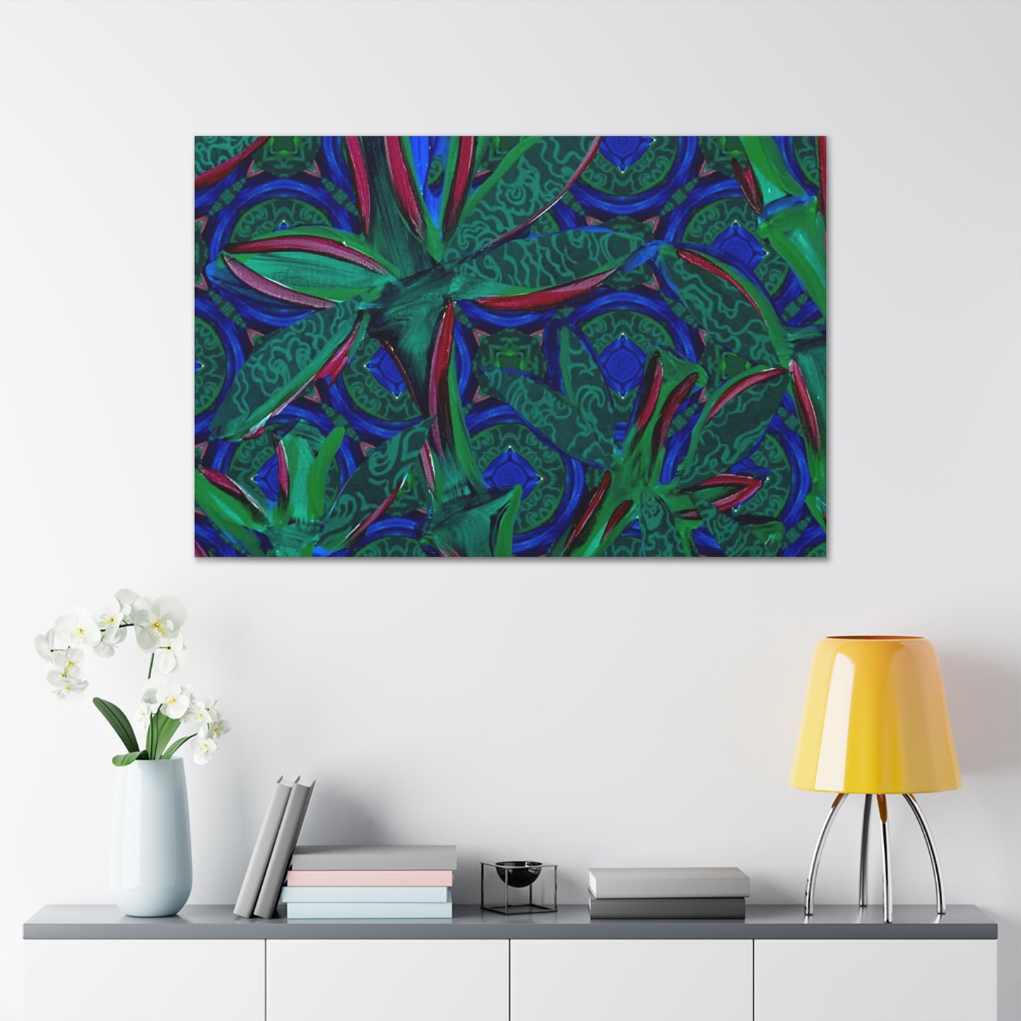 Jade Bamboo Canvas Gallery print