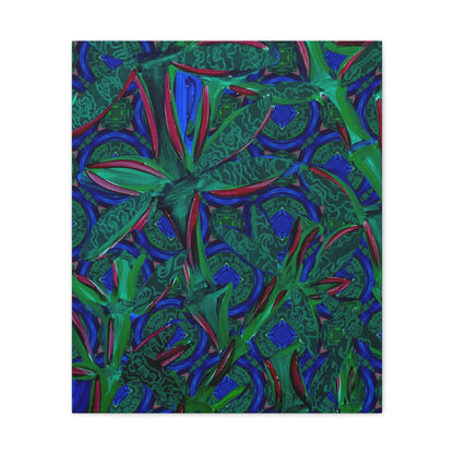 Jade Bamboo Canvas Gallery print