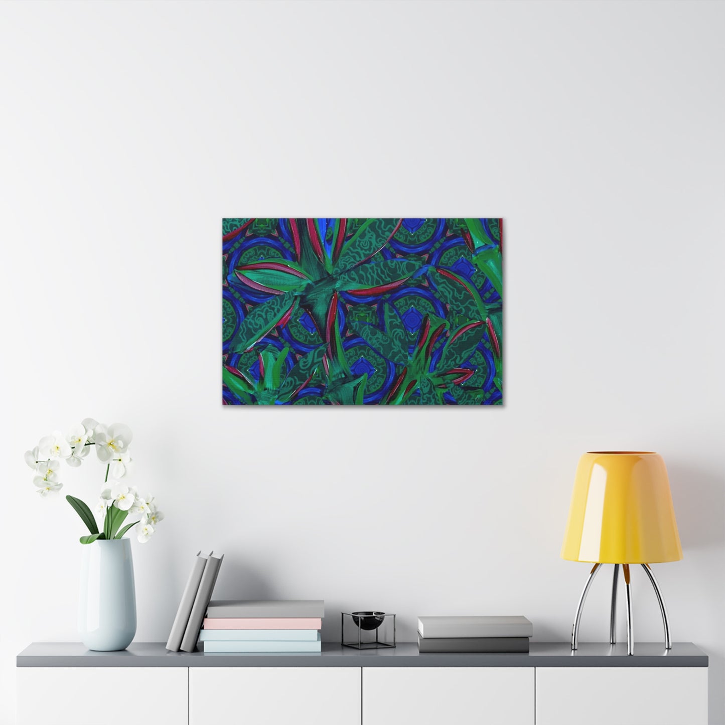 Jade Bamboo Canvas Gallery print