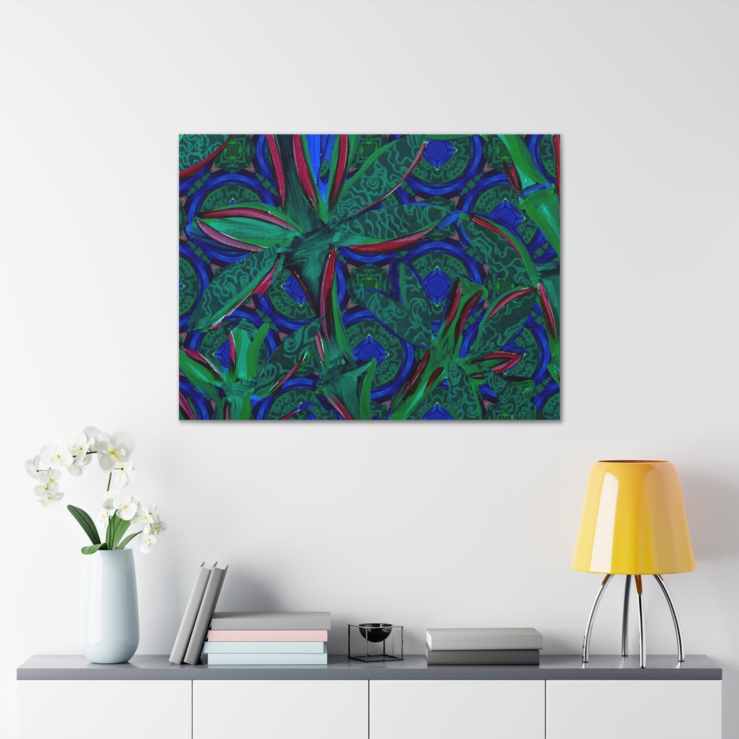 Jade Bamboo Canvas Gallery print