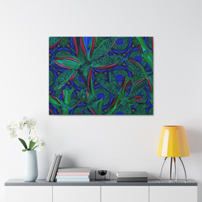 Jade Bamboo Canvas Gallery print