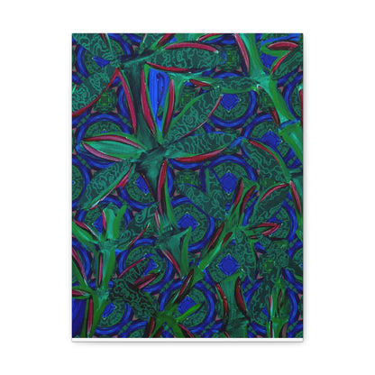 Jade Bamboo Canvas Gallery print