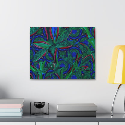 Jade Bamboo Canvas Gallery print