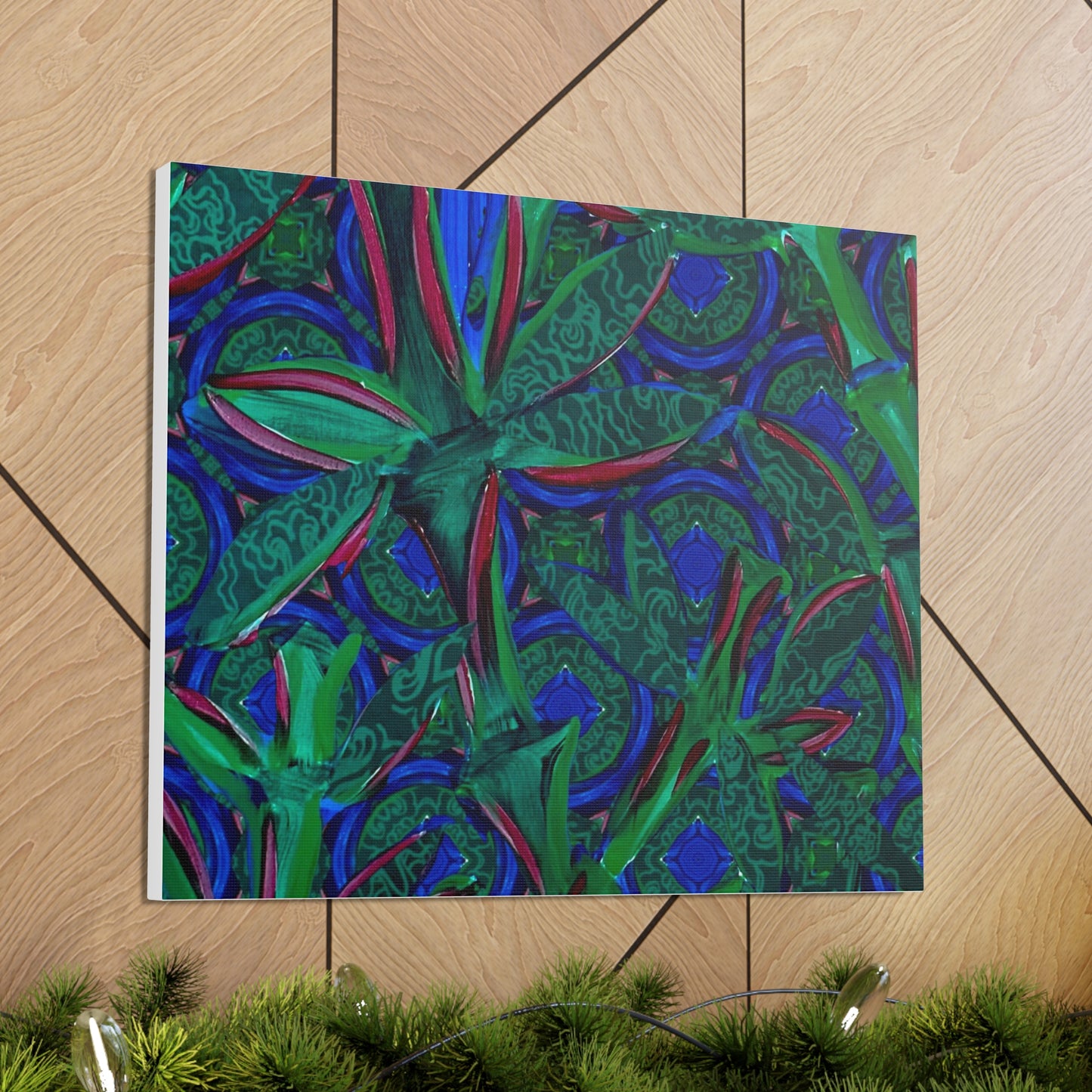 Jade Bamboo Canvas Gallery print