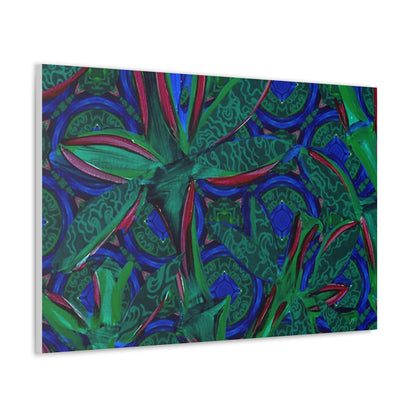 Jade Bamboo Canvas Gallery print