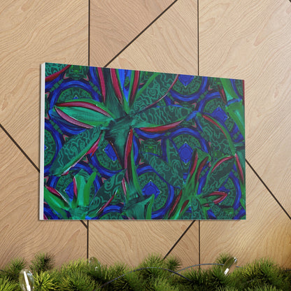 Jade Bamboo Canvas Gallery print