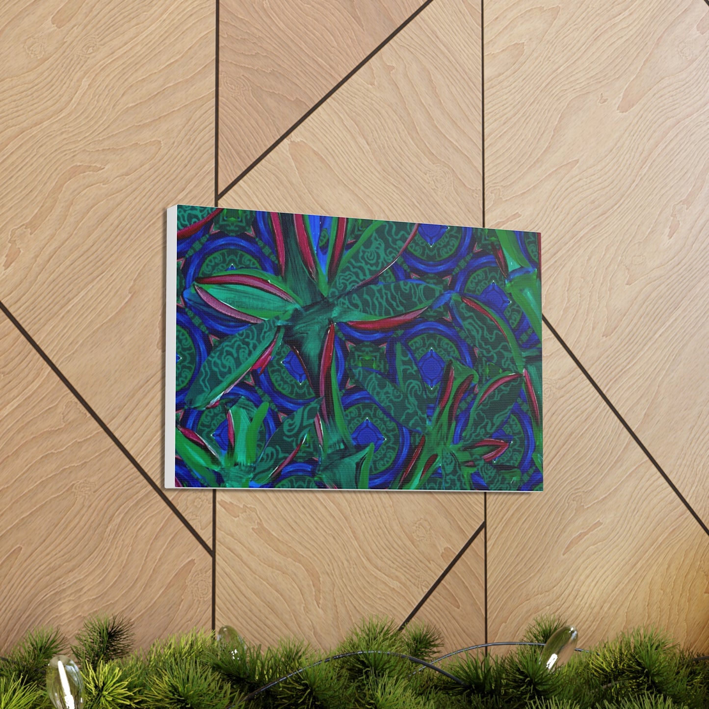 Jade Bamboo Canvas Gallery print