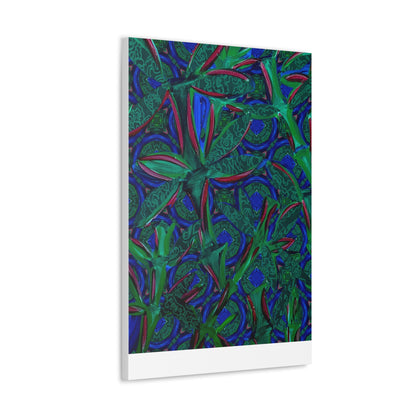 Jade Bamboo Canvas Gallery print