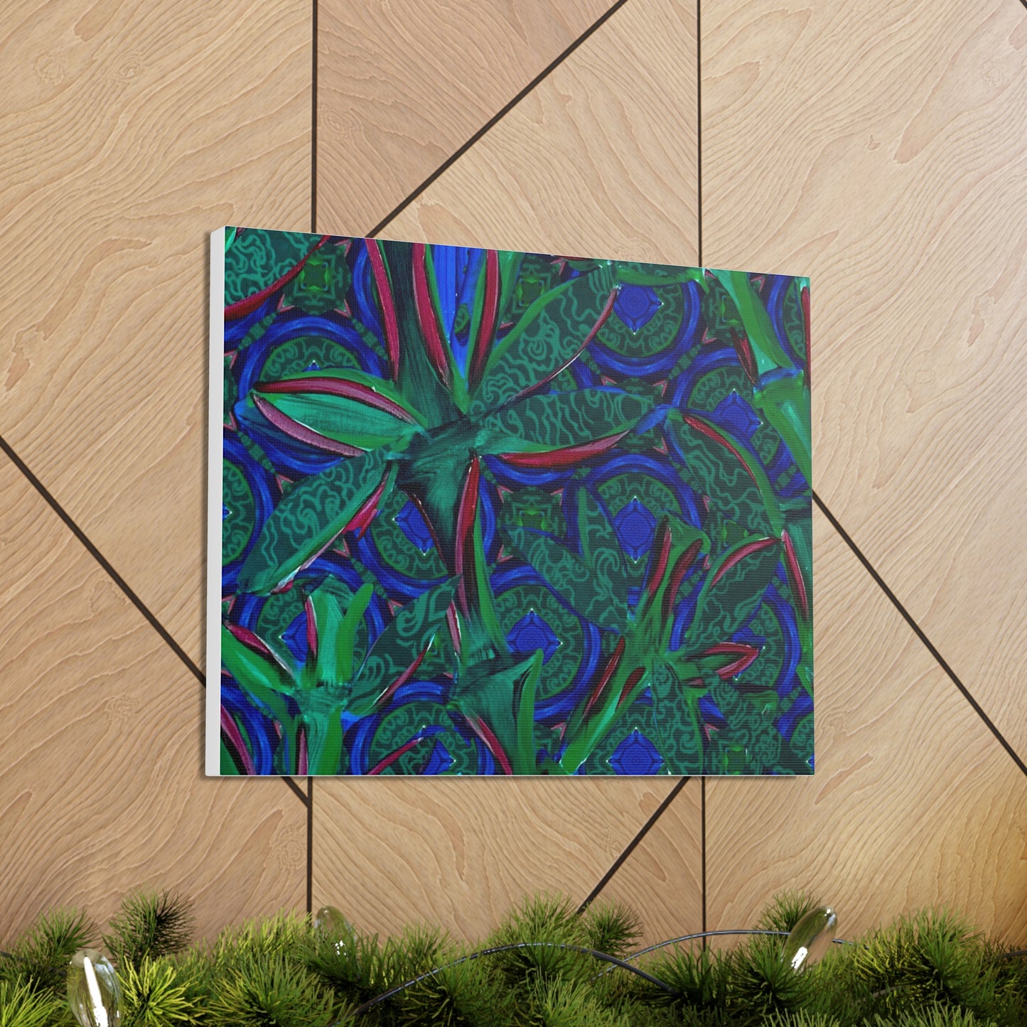 Jade Bamboo Canvas Gallery print