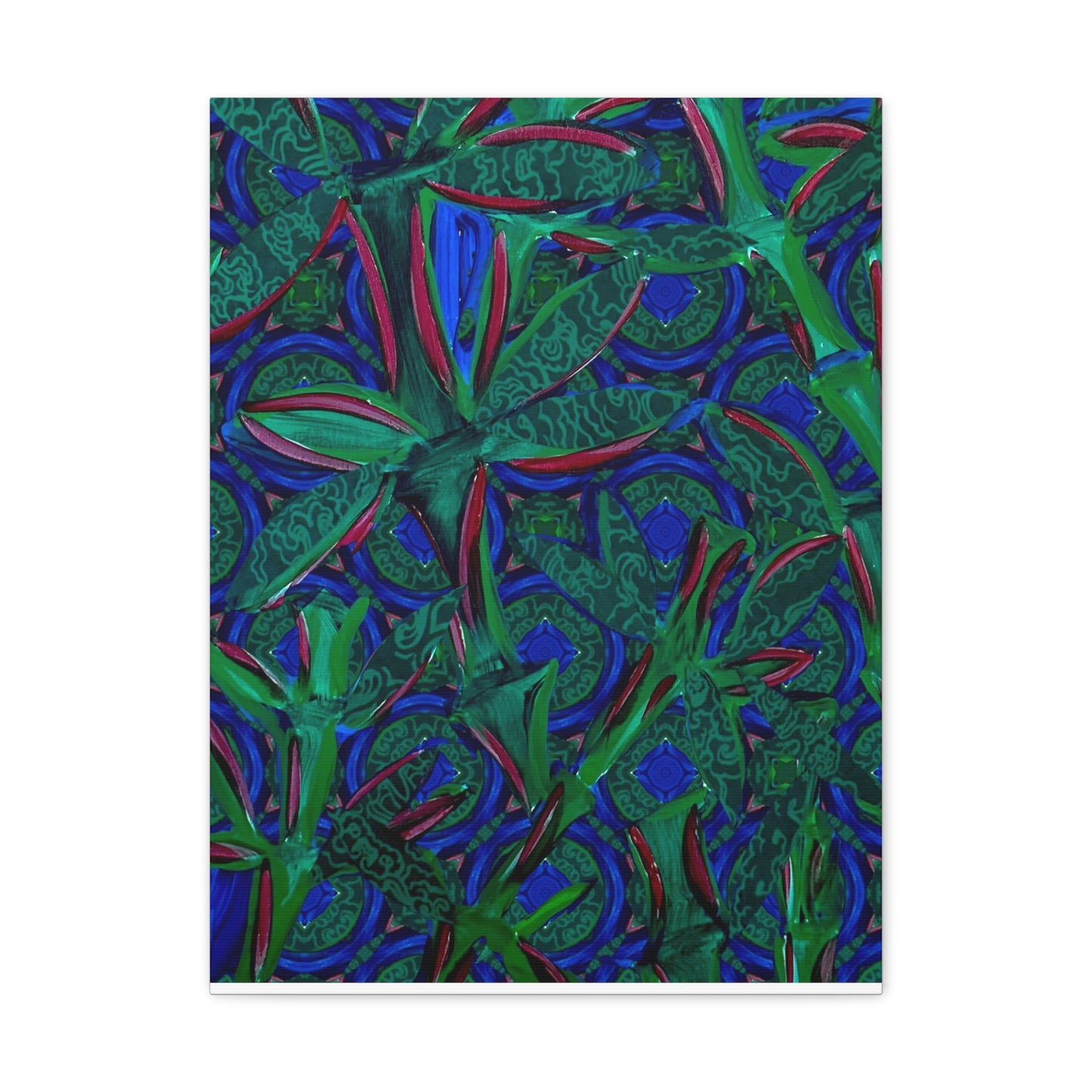 Jade Bamboo Canvas Gallery print