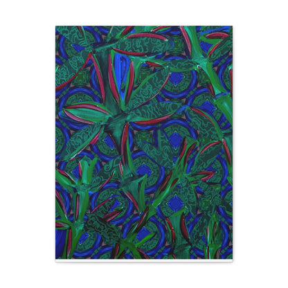 Jade Bamboo Canvas Gallery print