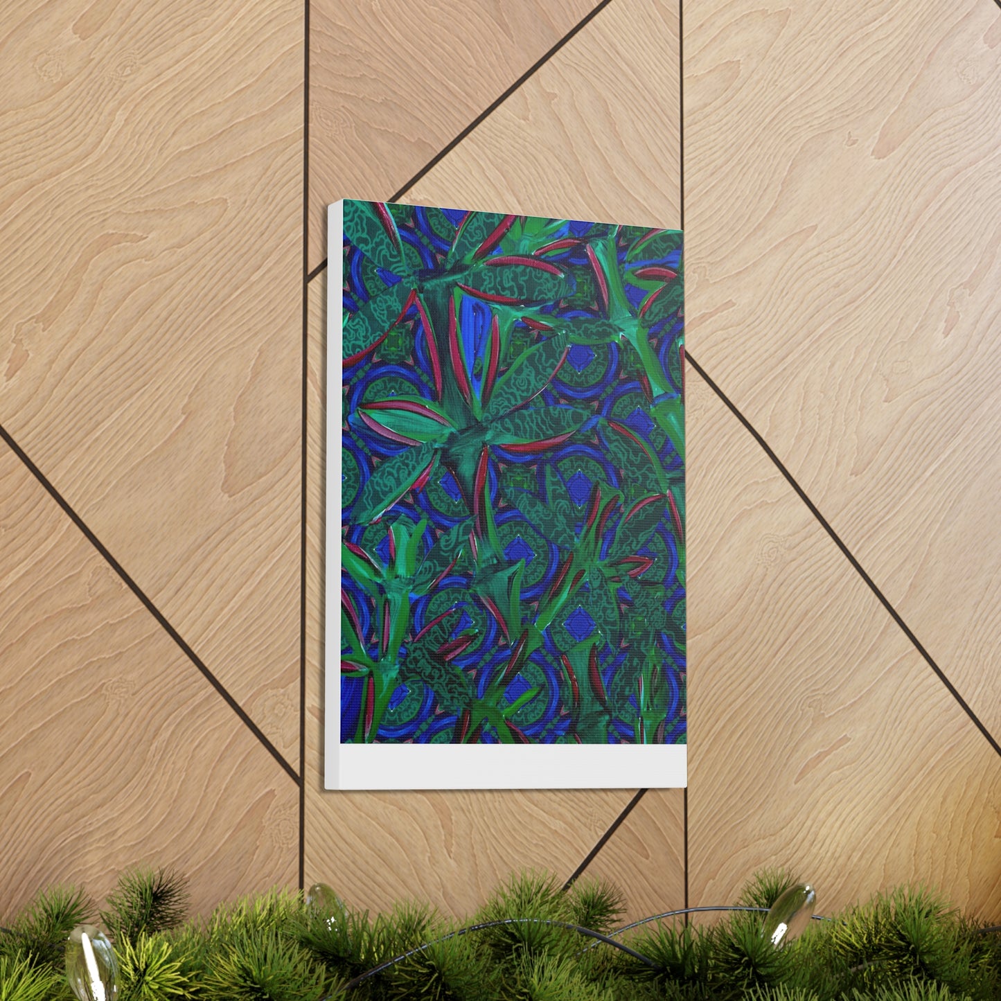 Jade Bamboo Canvas Gallery print