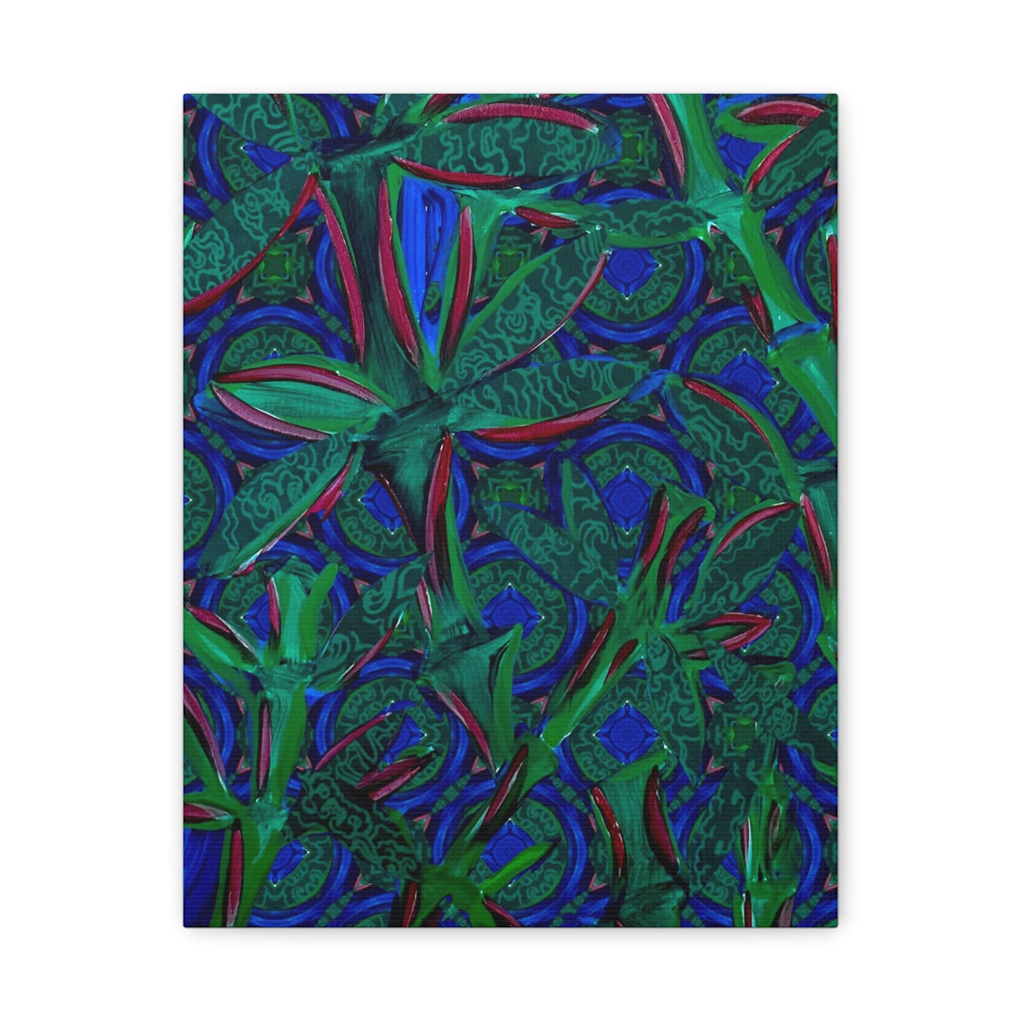 Jade Bamboo Canvas Gallery print