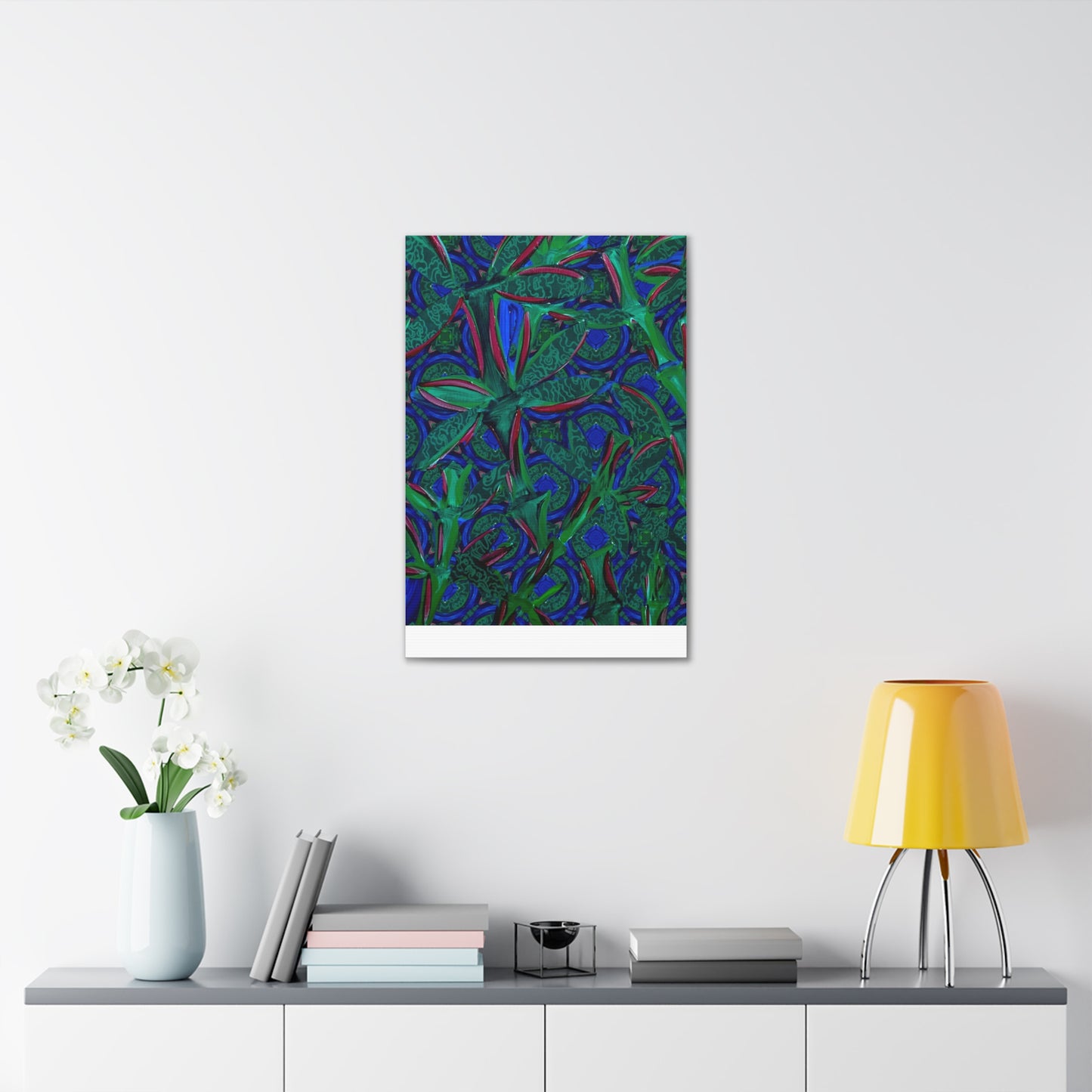 Jade Bamboo Canvas Gallery print