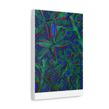 Jade Bamboo Canvas Gallery print