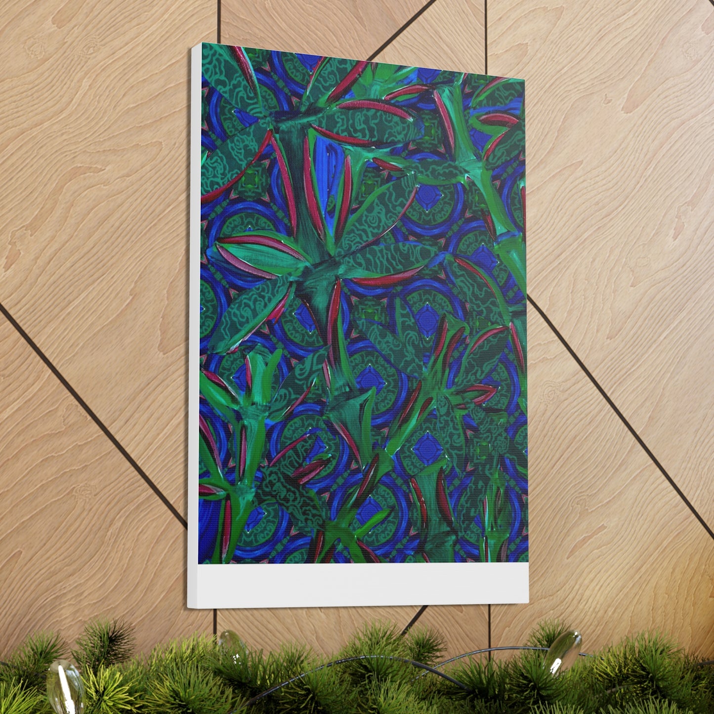 Jade Bamboo Canvas Gallery print