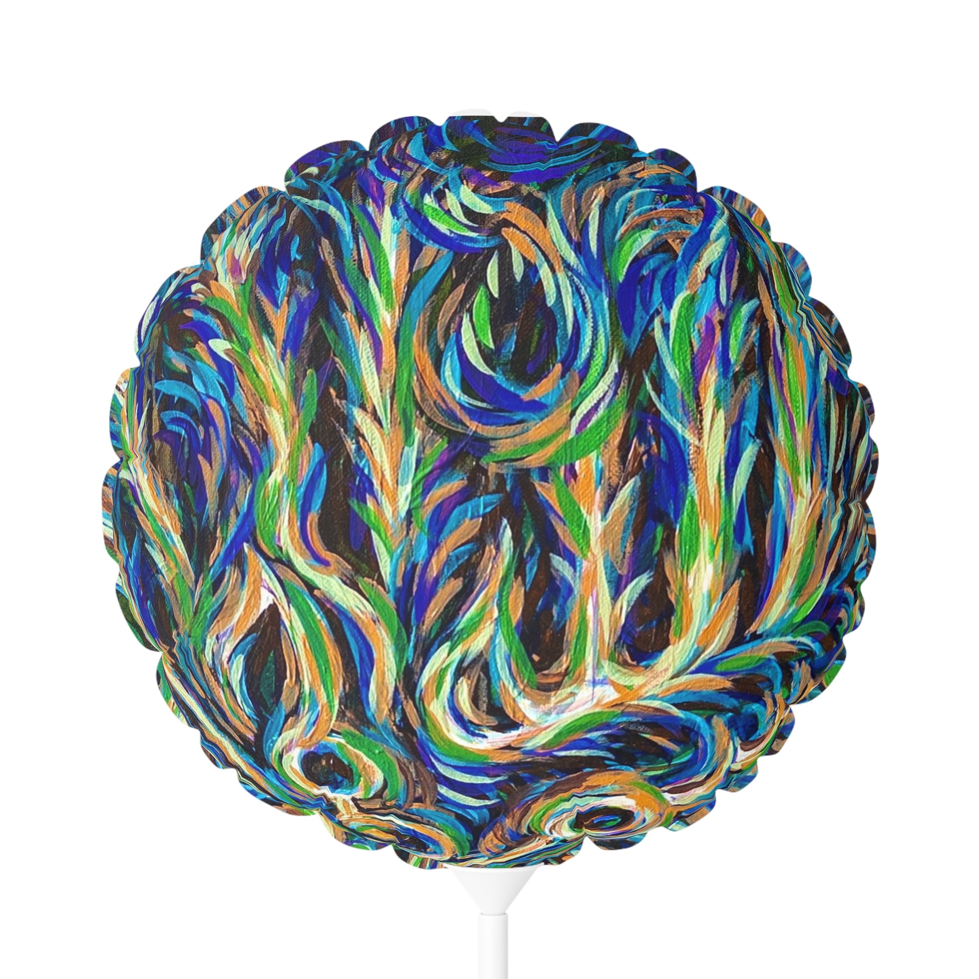 Round Brushstrokes Balloon