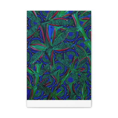 Jade Bamboo Canvas Gallery print