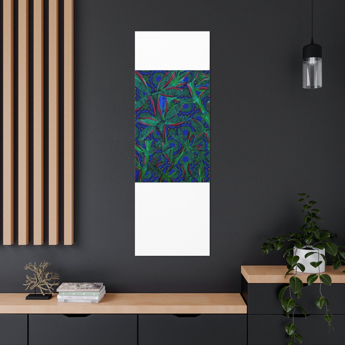 Jade Bamboo Canvas Gallery print