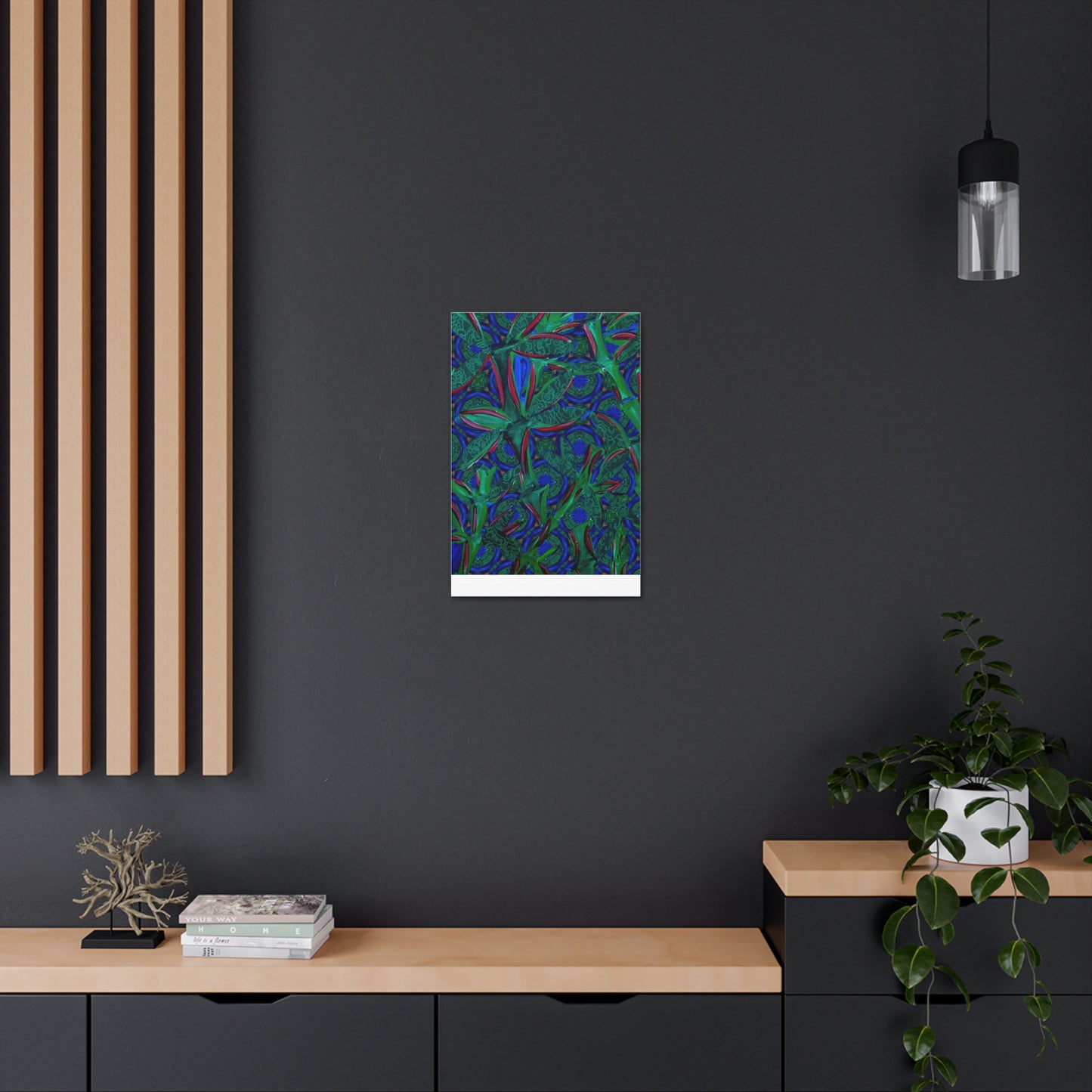 Jade Bamboo Canvas Gallery print