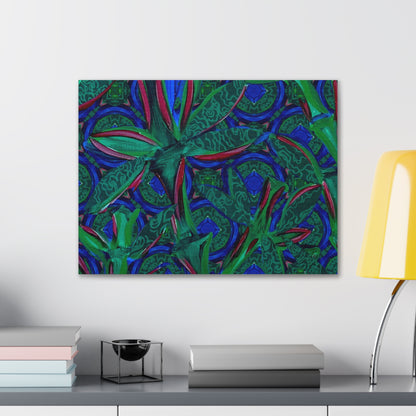 Jade Bamboo Canvas Gallery print