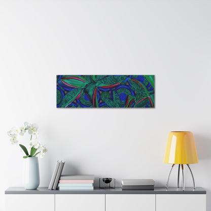 Jade Bamboo Canvas Gallery print