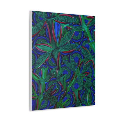 Jade Bamboo Canvas Gallery print