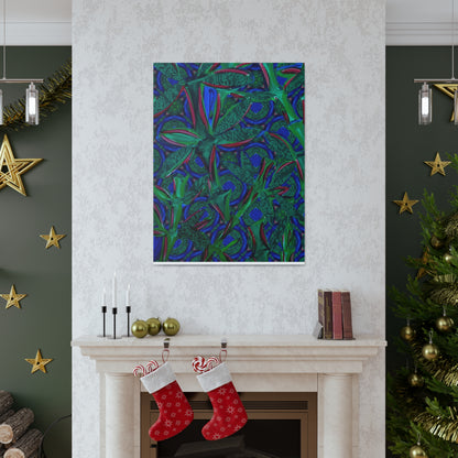 Jade Bamboo Canvas Gallery print