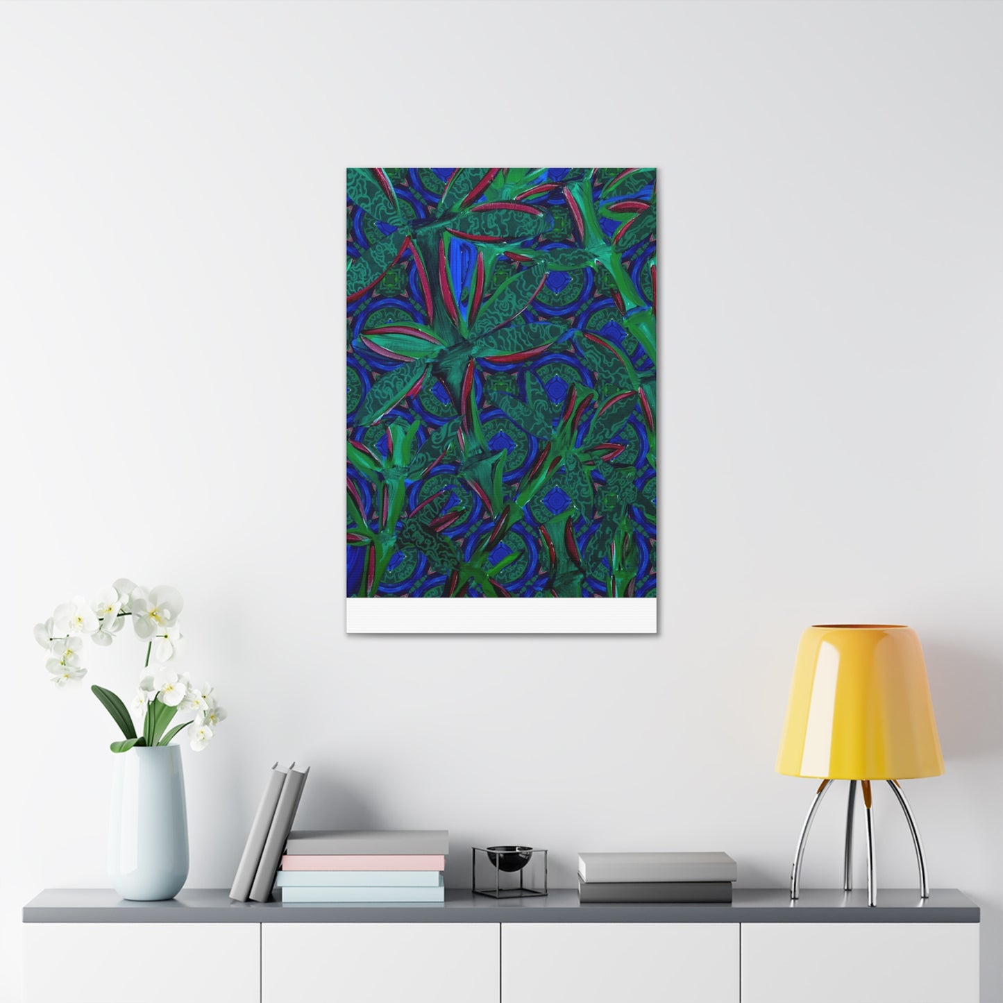 Jade Bamboo Canvas Gallery print