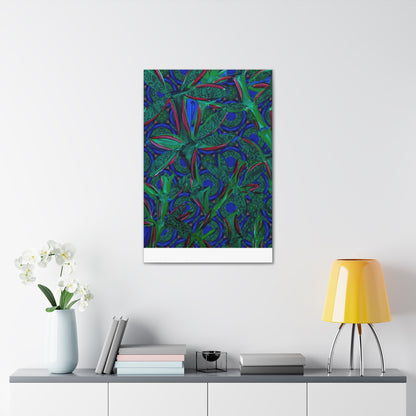 Jade Bamboo Canvas Gallery print