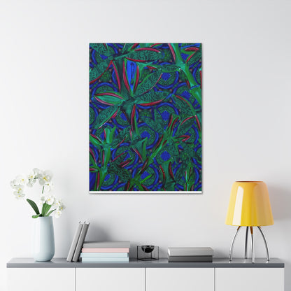 Jade Bamboo Canvas Gallery print