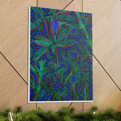 Jade Bamboo Canvas Gallery print