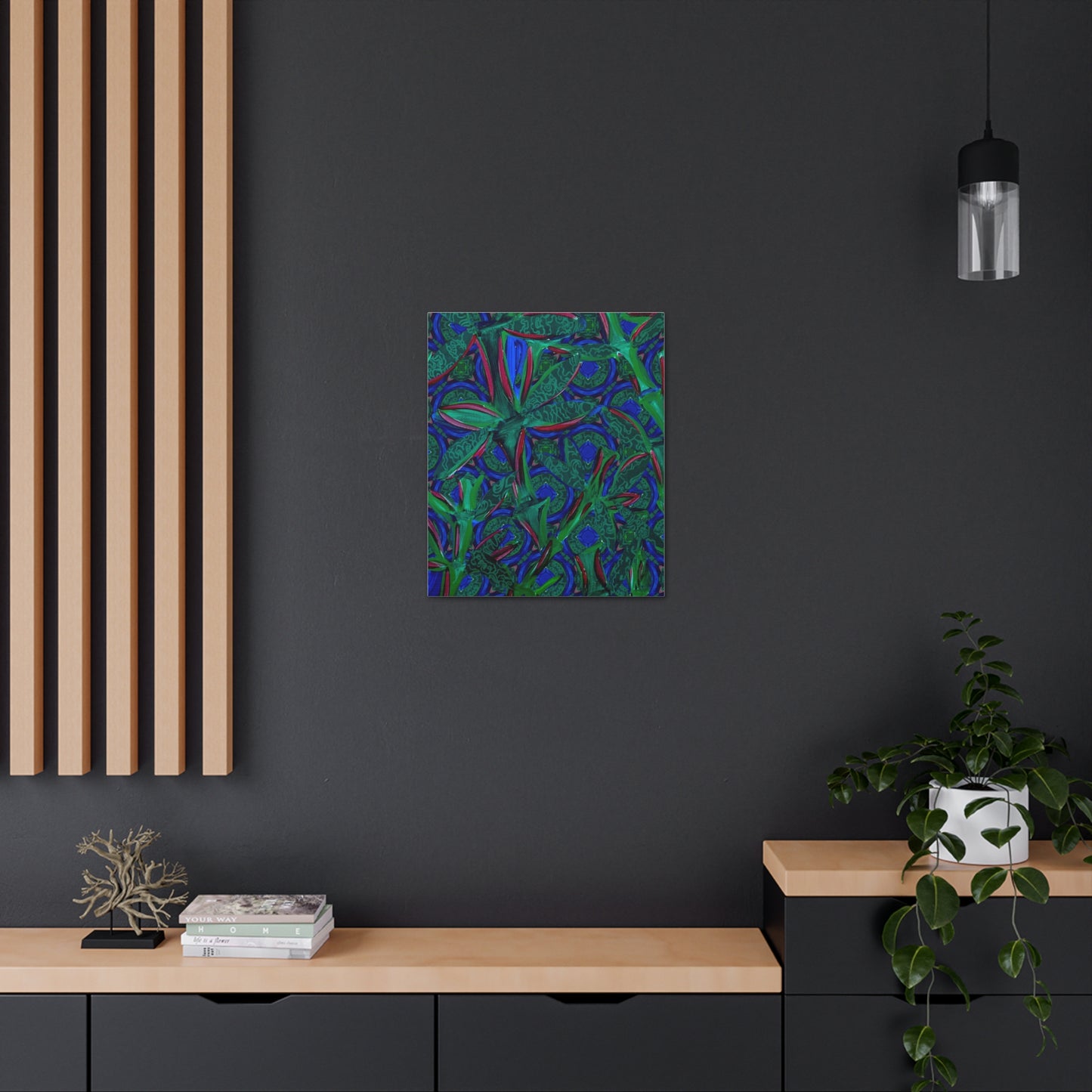 Jade Bamboo Canvas Gallery print